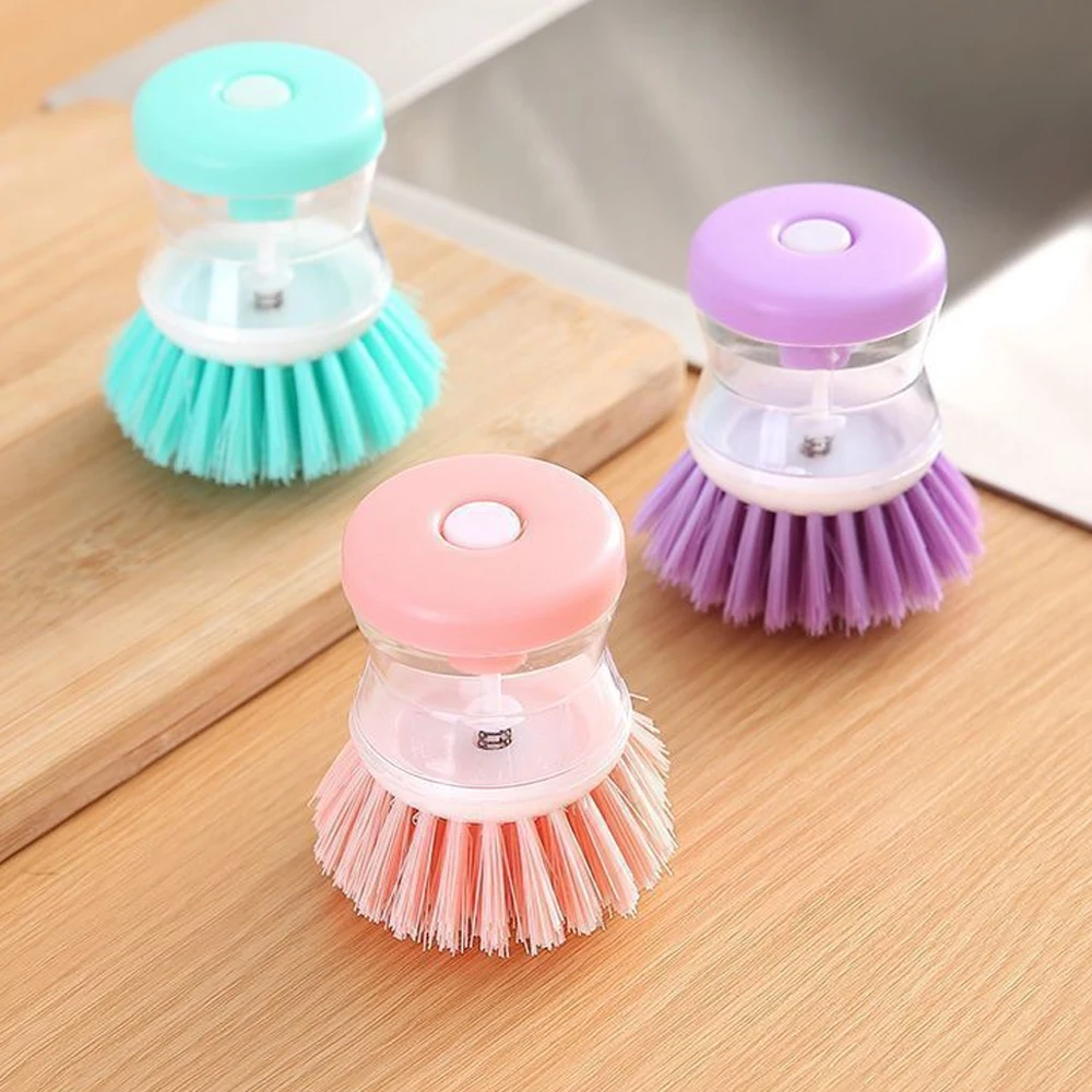 Olla para lavar platos de cocina, utensilios con dispensador de jabón líquido, accesorios de limpieza del hogar