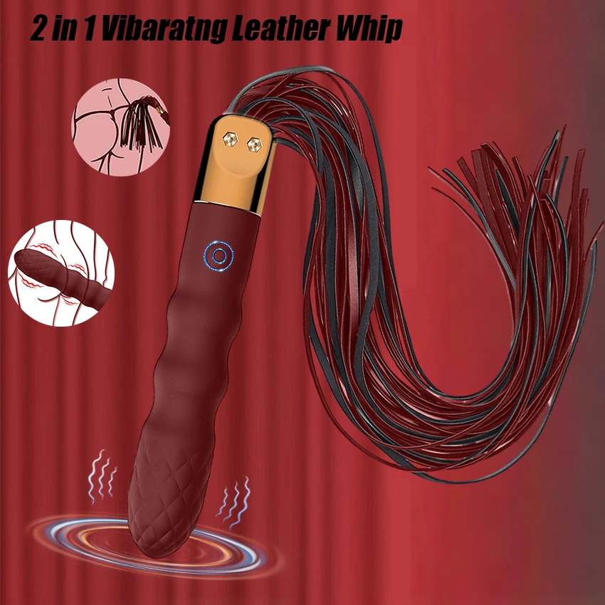 10 Speeds BDSM Slave Whip Vibrators For Women G-spot Clitoris Stimulator Anal Plug Sex Toys for Couples Flirt Adults Game Toys