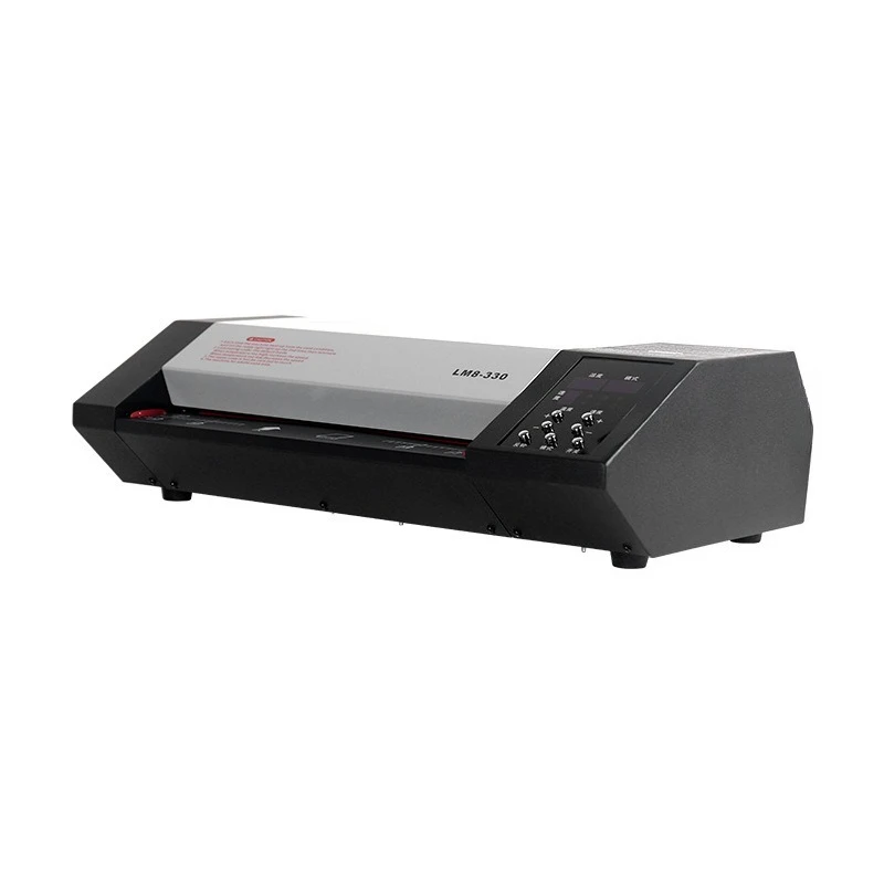 

LM8-330 Photo Laminator A4 Home Office Laminating Machine Hot/Cold Laminator for Thermal Pouches Printing Equipment