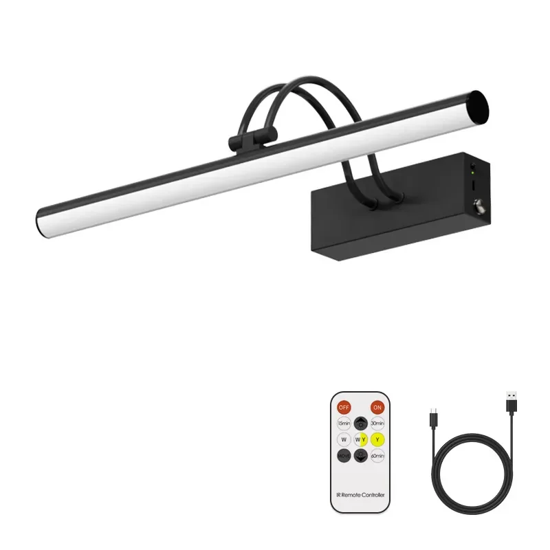 Amazon cross-border special for convenient installation in Europe, America, mirror lights, remote control led wiring-free