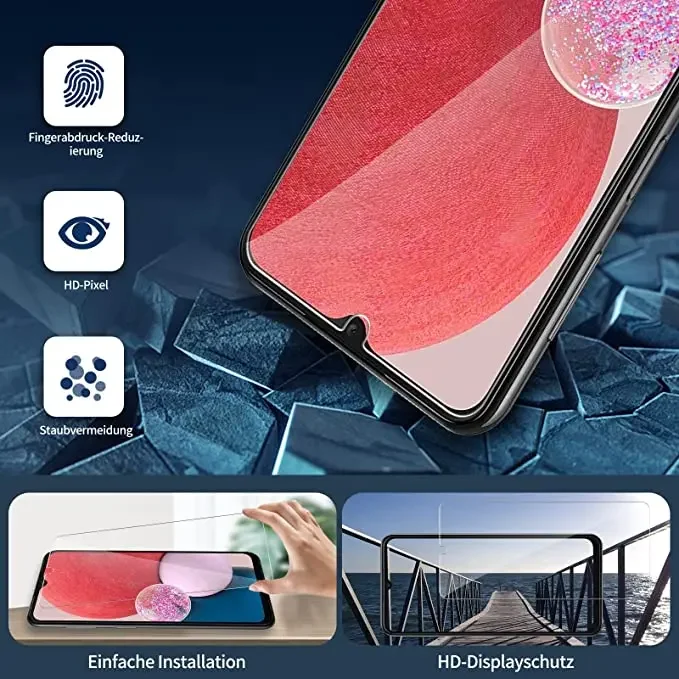 5Pcs Tempered Glass For Samsung M32 M33 M34 M52 M53 M54 5G Screen Protector