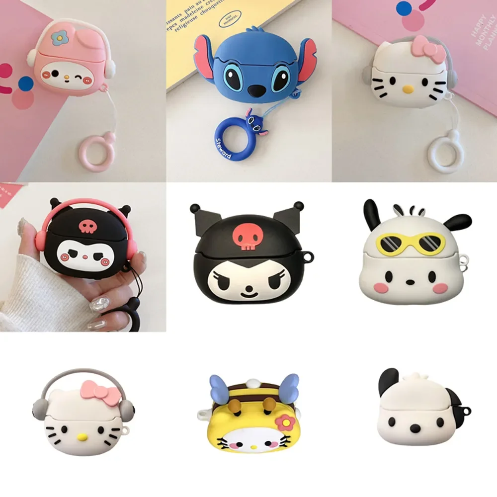 Cartoon Case Cover For Samsung Galaxy Buds 3 Pro Protective Sleeve Soft Shell Earphone Accessories Galaxy Buds3 Box Funda