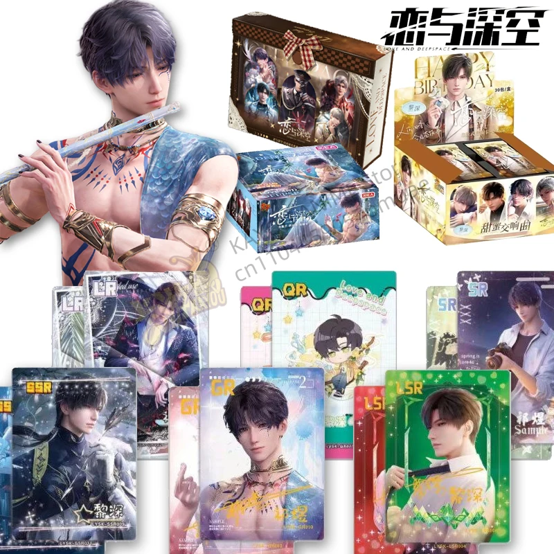 

Love and Deepspace Card Game Anime Character Collection Card Fun Flash Card Laser Ornament Decoration Men's and Women's Gifts