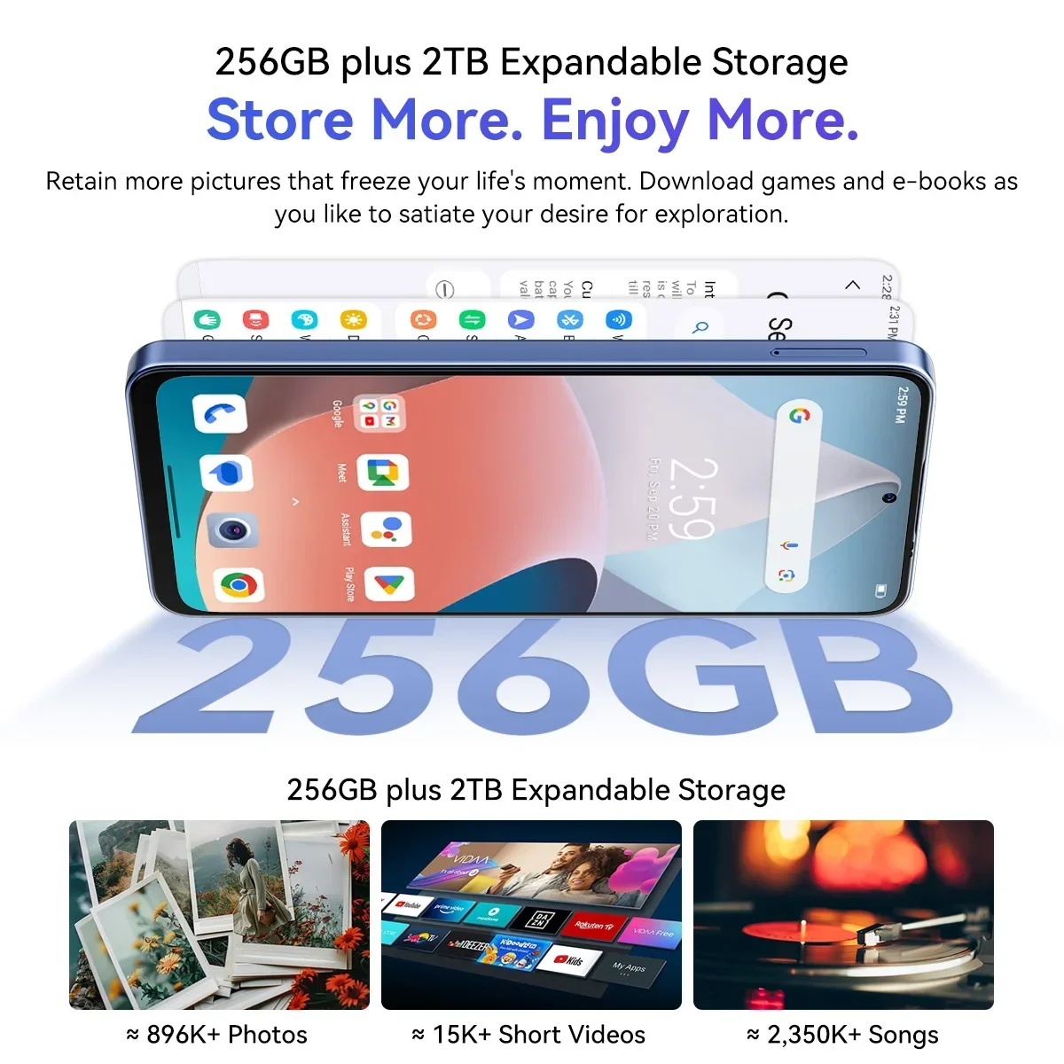 هاتف Blackview OSCAL TIGER 13 5G بشاشة IPS مقاس 6.67 بوصة ودقة 50 ميجابكسل وذاكرة وصول عشوائي (RAM) سعة 24 (8 + 16) جيجابايت وذاكرة وصول عشوائي (RAM) سعة 256 جيجابايت وبطارية 5000 مللي أمبير في الساعة ونظام تشغيل Andro #5