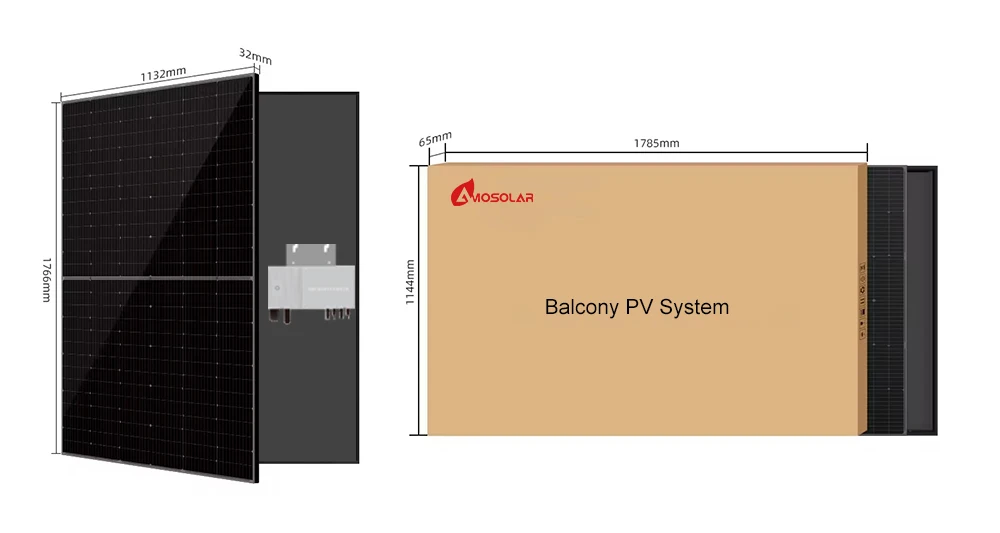 FOR Balcony PV Solar hybrid System Solar 600W 800W 1000W Commercial Solar Technology For Home Use