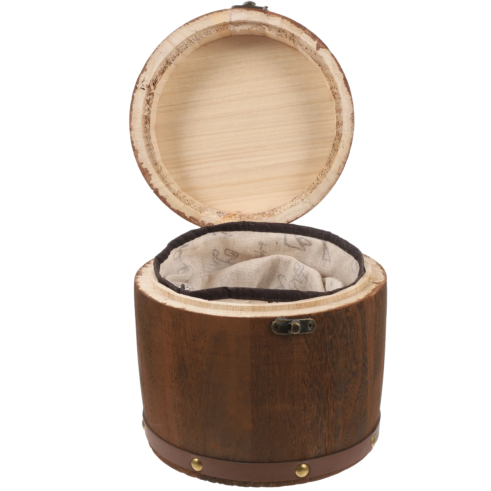 

Vintage Wooden Canister Portable Jar Container Preservation Box Vintage Box Wooden Storage Leaf Holder Leaf