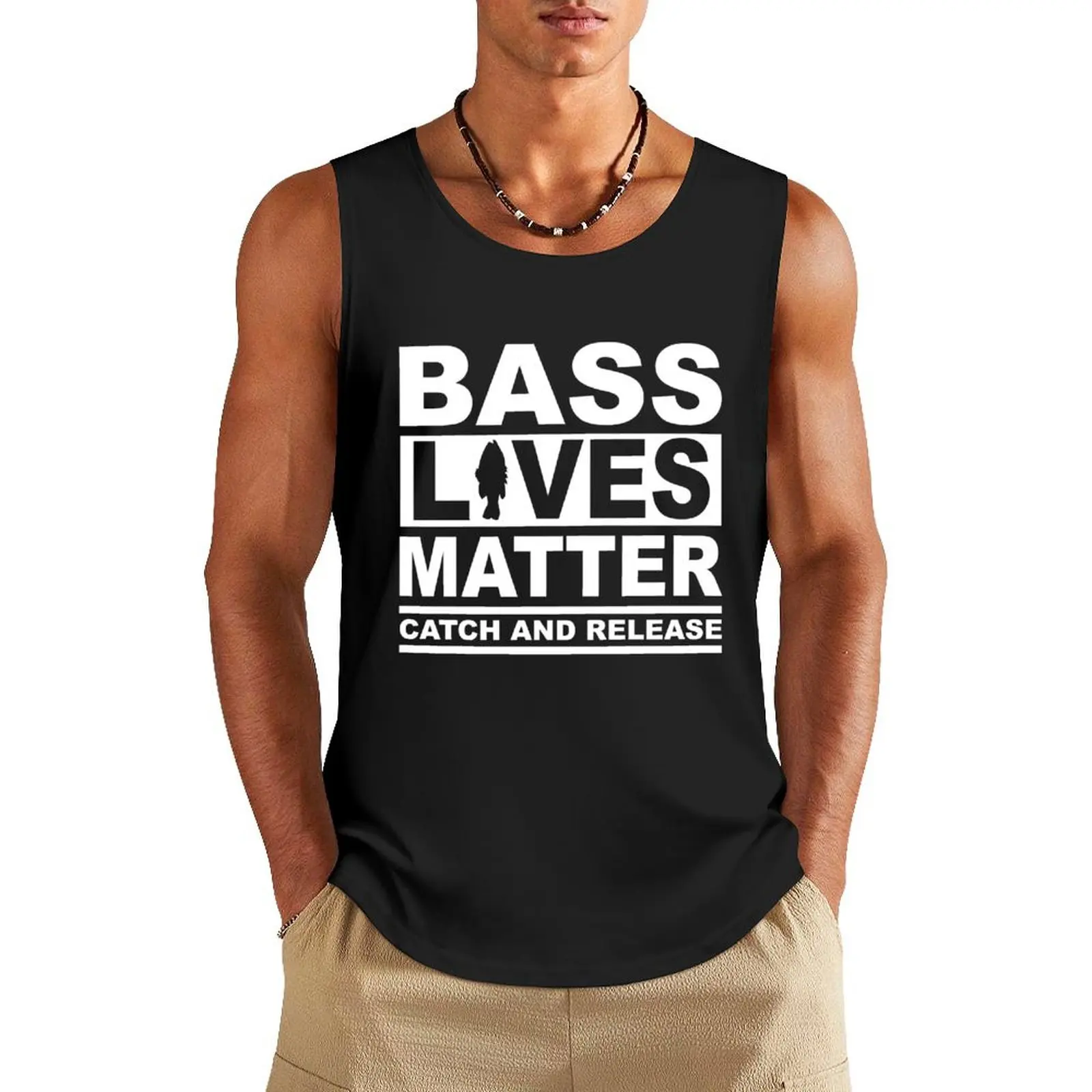

Bass lives matter Tank Top Gym clothes t shirts mens gym clothes Vest