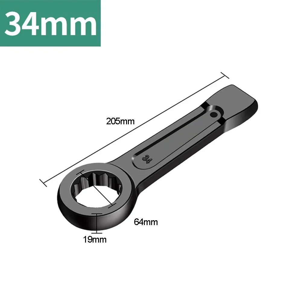 1 buah 12 poin kunci pas mur tugas berat, dampak untuk alat perbaikan mobil 24mm-60mm alat tangan dampak tugas berat lurus