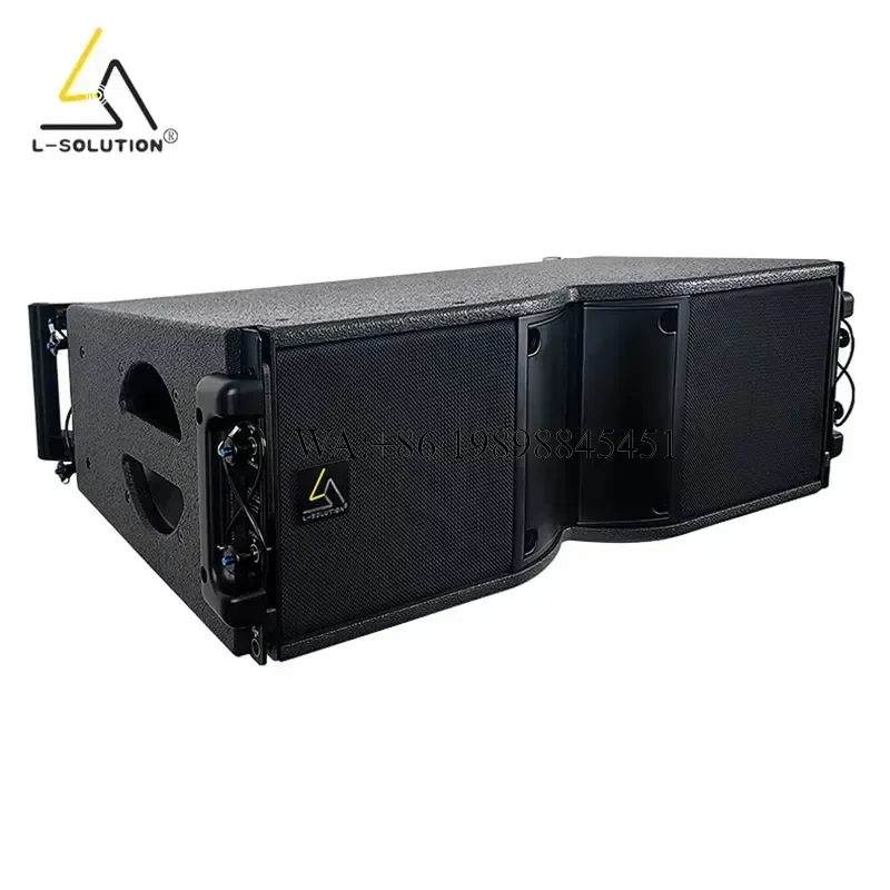 WMWMNU K208 Double 8 Inch 2-Way Neodymium Magnet Line Array PA Speakers Big Powered Professional Audio Sound System