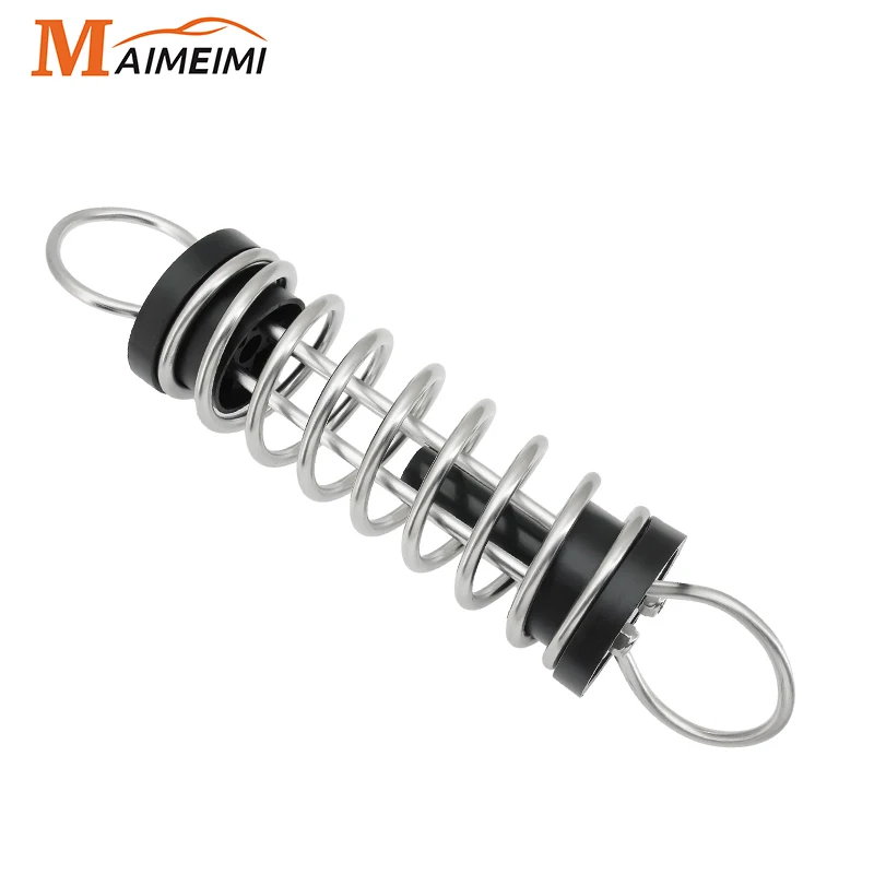 

6mmx305mm Dock Line Mooring Springs 316 Stainless Steel Shock Absorbing Boat Mooring Springs Marine Parts Marine Hardware