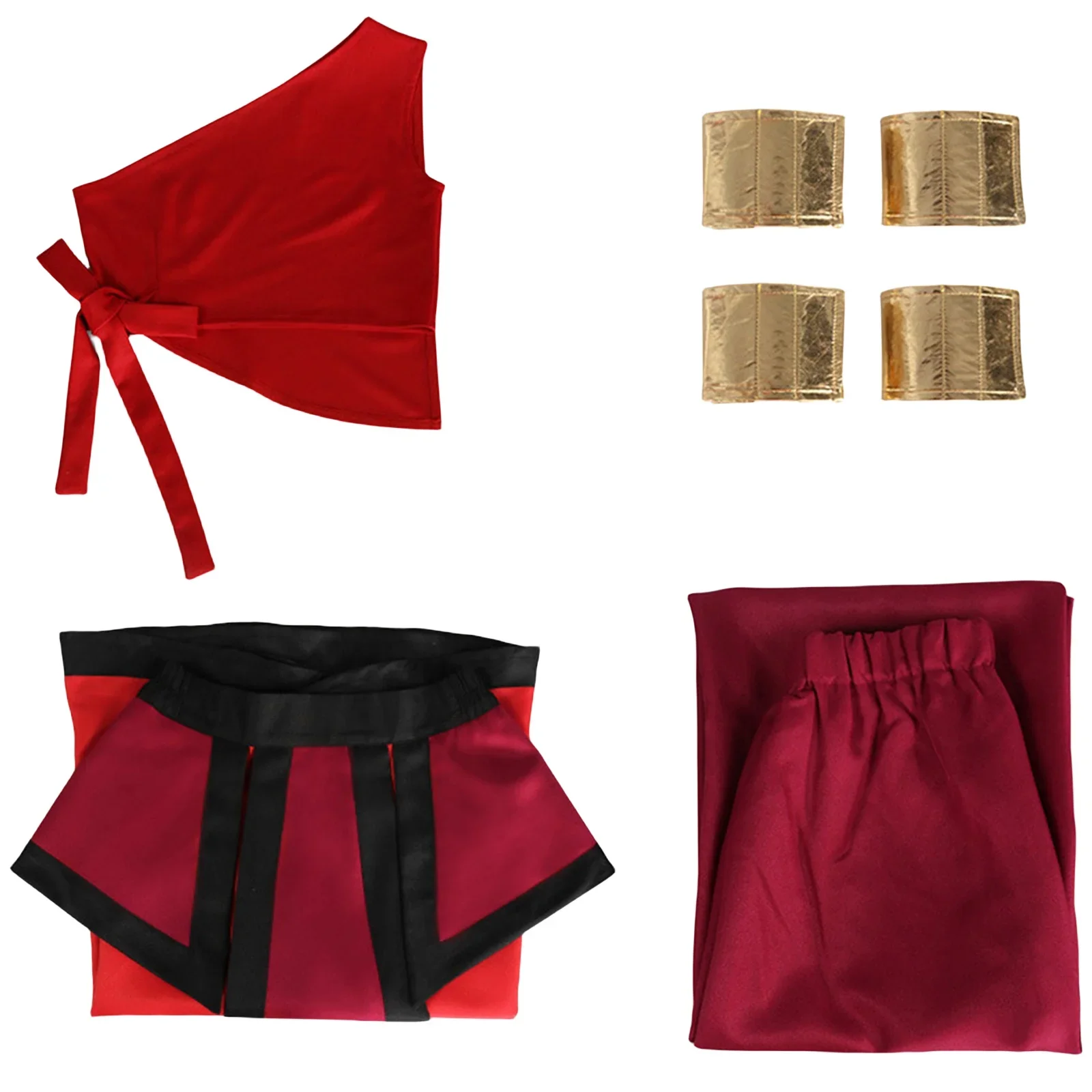 Disfraz de Anime Katara, disfraz de Halloween, Carnaval, disfraces de fiesta, conjunto completo, disfraz de Cosplay de The Last Airbender Katara