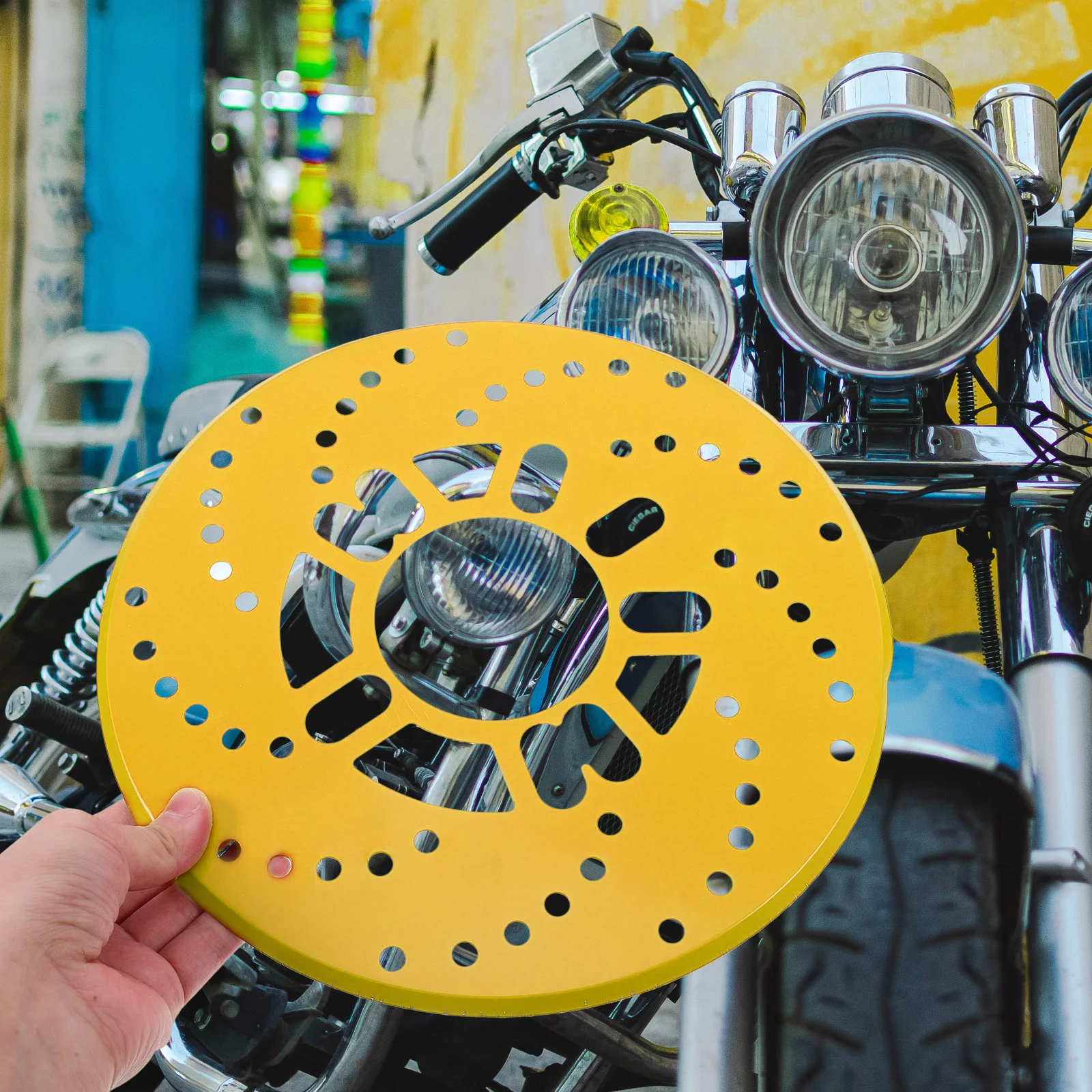 

2Pcs Disc Brake Decorative Covers Aluminum Alloy Brake Disc Trim Durable Car Wheel Cover Retrofit Upgrade Brakes Rear