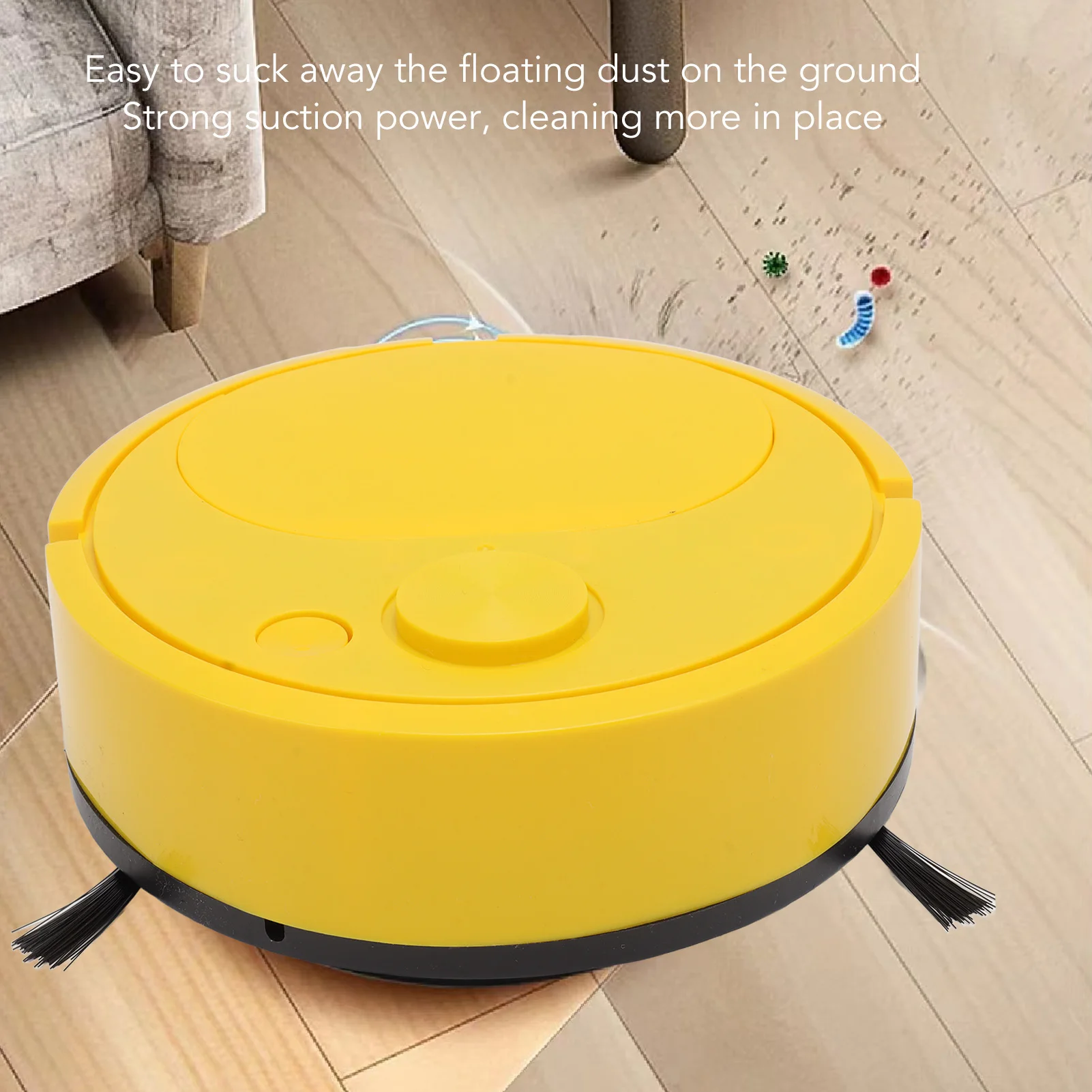 Robot Vacuum Cleaner Multifunctional USB Charging Mini Smart Sweeping Robot for Wooden Flooring Tile Carpet Robot Vacuum Cleaner