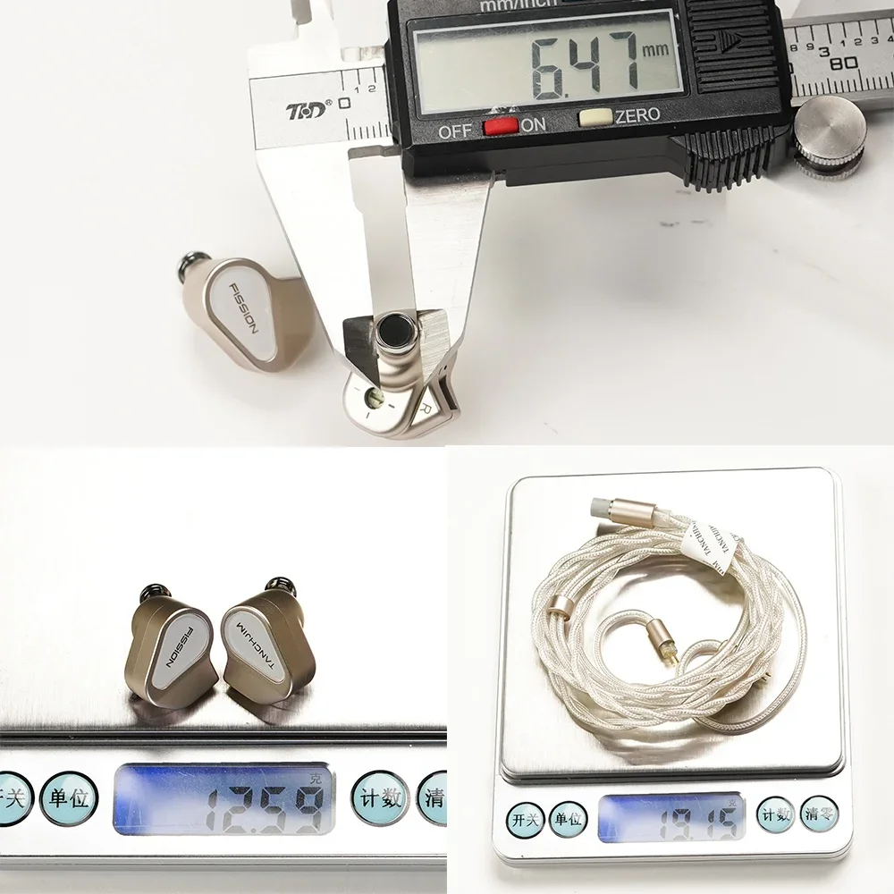 TANCHJIM Fission 5th-Generation DMT Dynamic Driver In-ear Earphone 4 Sound Modes 12 Unique Sound Profiles 3.5/4.4/Type-C Plugs