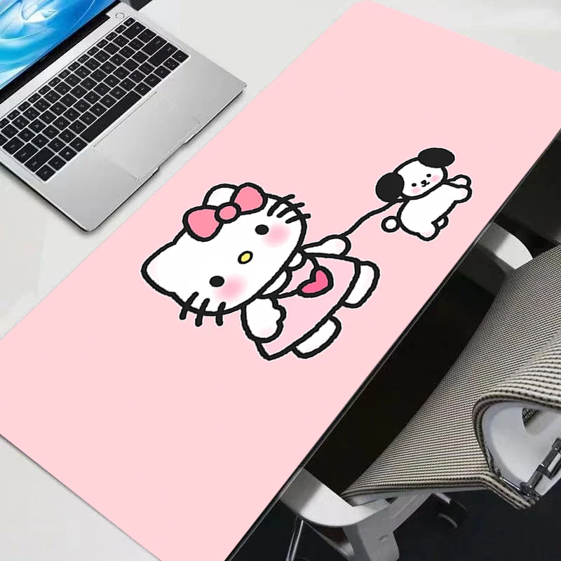 لوحة ماوس هالو كيتي كمبيوتر صغير كمبيوتر محمول أنيمي لوحة المفاتيح ماوس حصيرة كبيرة لوحة المفاتيح لوحة المفاتيح ألعاب الديكور حصيرة مكتبية #4