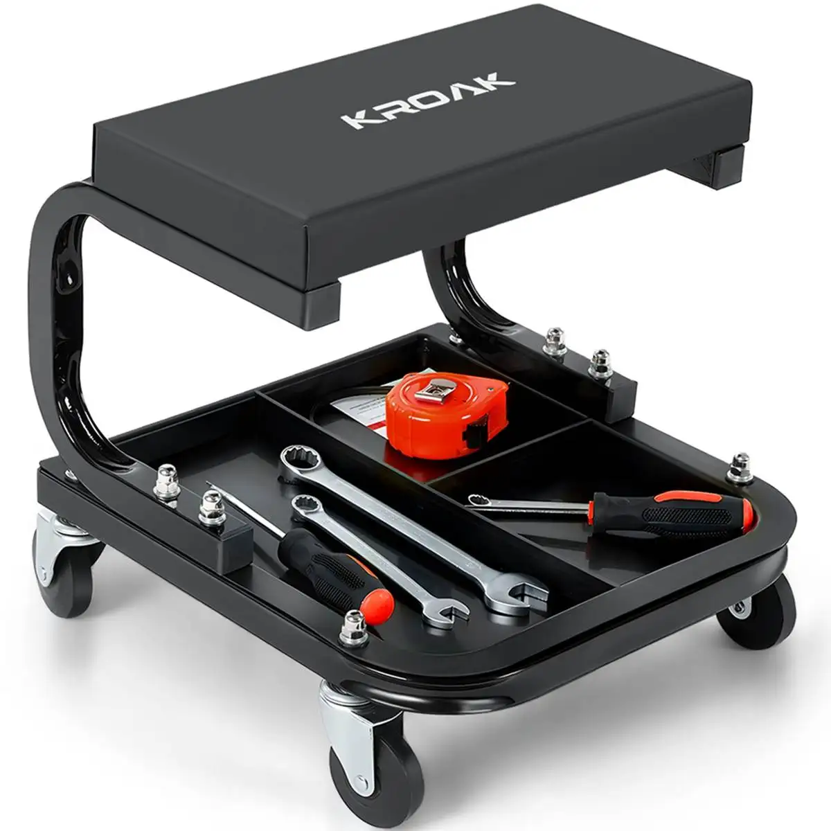 

Стул механический, 120 кг, роликовый пневматический ползучий стул для гаража/магазина