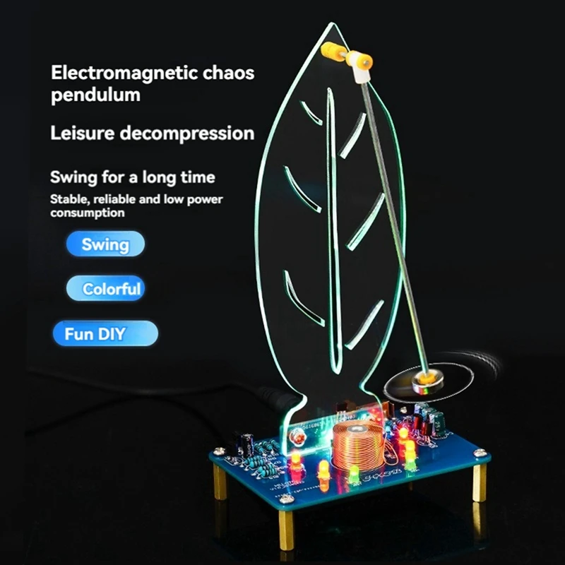 Kit elektronik DIY ayunan elektromagnetik lampu bergerak levitasi magnetik bagian longgar latihan solder