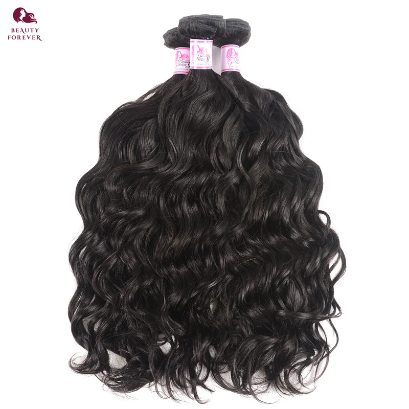 

Beautyforever Peruvian Natural Wave Human Hair Weaves 2 / 3 Bundles Grade 12A Raw Virgin Hair Weaves Double Weft