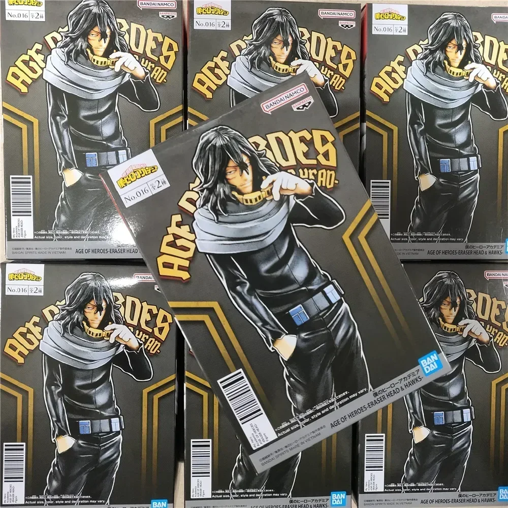 Anime Original  Bandai My Hero Academia Aizawa Shouta PVC Action Figures Collect Ornaments Figure Model Toys Birthday Gift