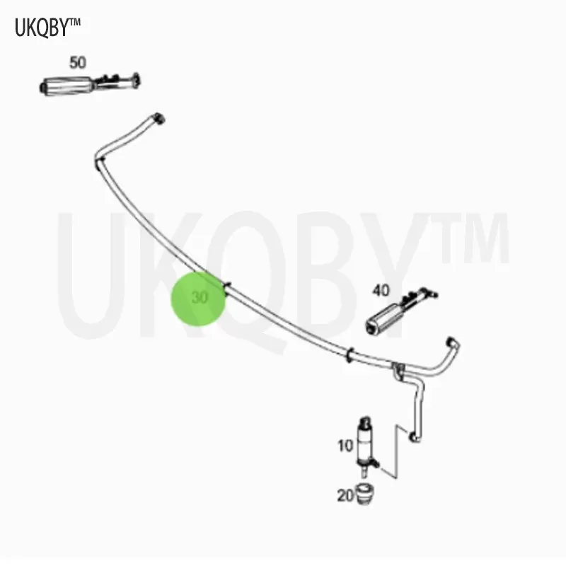 Telescopic nozzle for sleeve hose assembly A2468600592 A2468600592