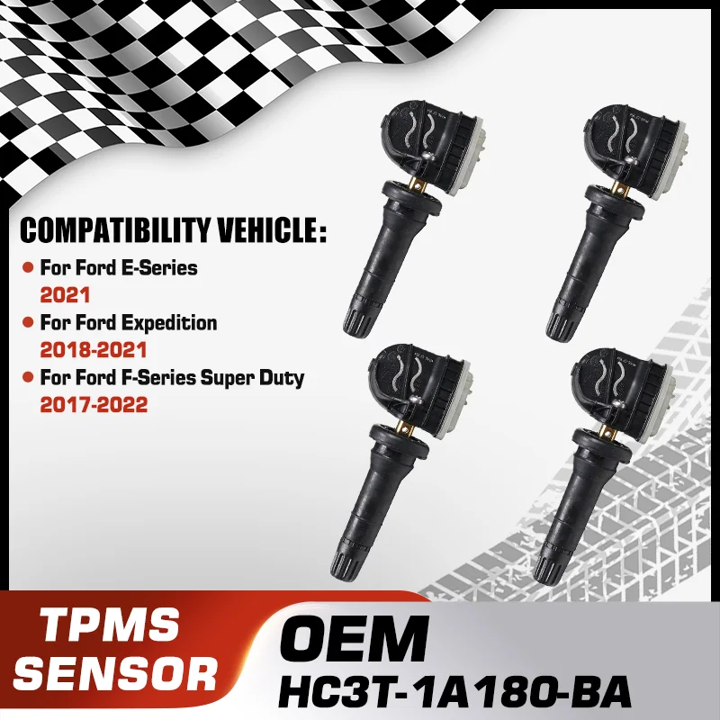 

Car Tire Pressure Sensor For Ford E-Series 2021 Ford Expedition 2018-2021 Ford F-Series F-250 F-350 F-450 F-550 F-600 2017-2022