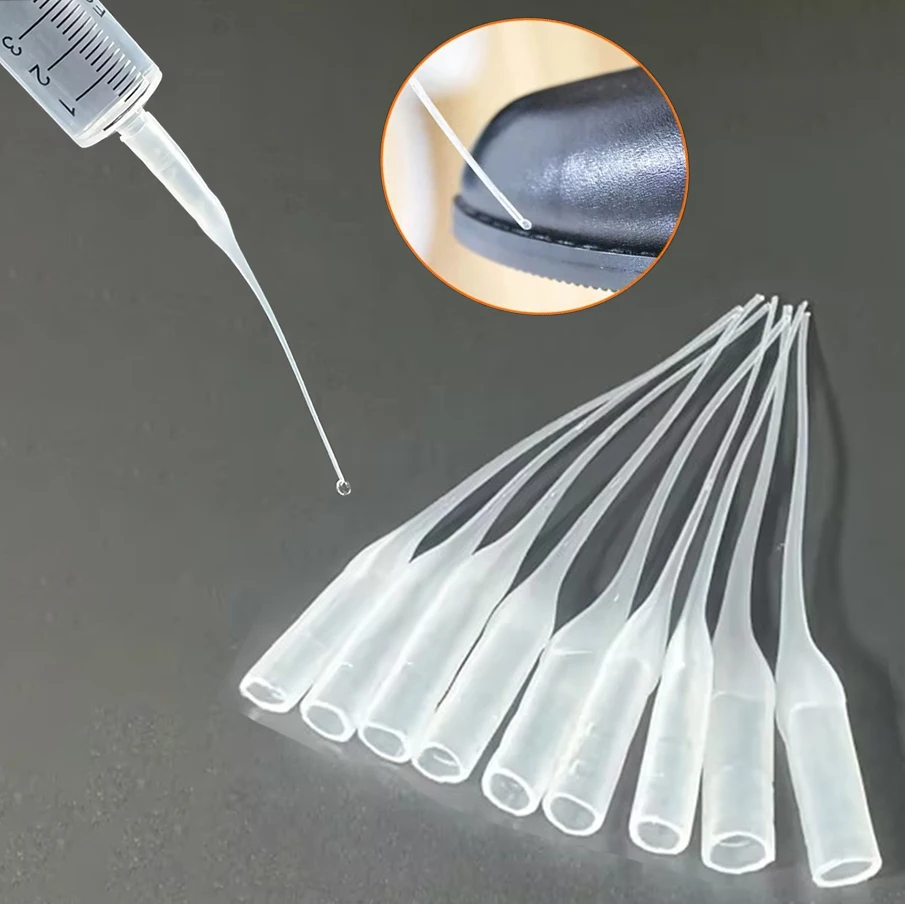 Universal 502 Instant Glue Dropping Tube, Glue Extender Precision Applicator Adhesive for Crafting, Arts, Lab Dispensing,100PCS