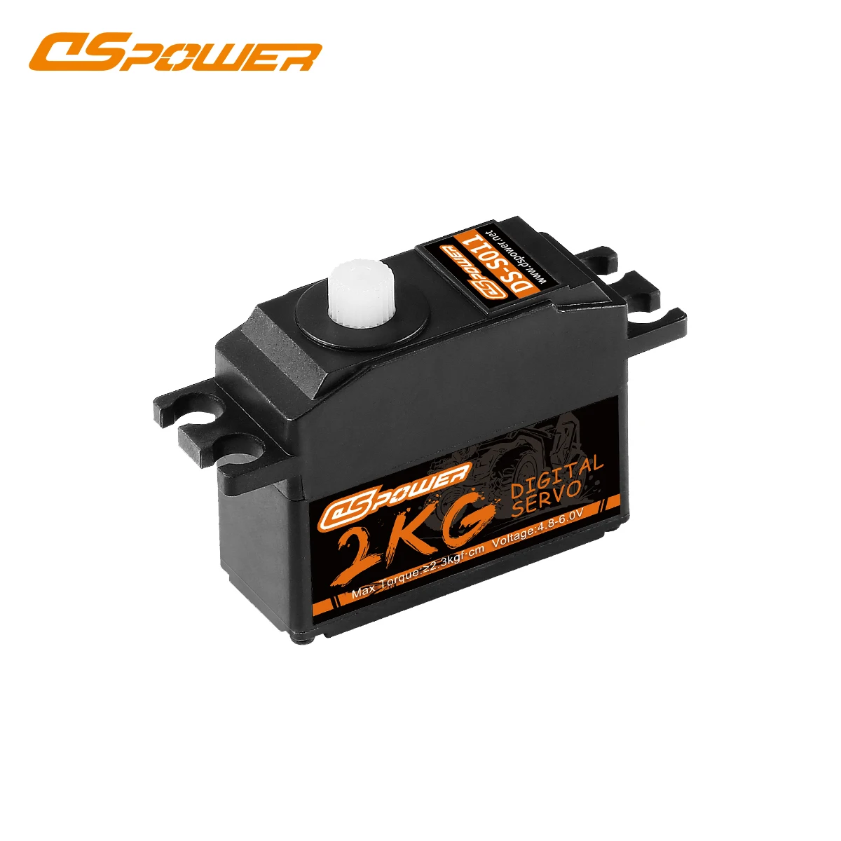 DSPOWER 2KG デジタルメタル/プラスチックギアサーボ 4.8~6.0V モーター 1/12 1/14 RCカー クローラー MN128 ヘリコプター ドローン ボート おもちゃパーツ用