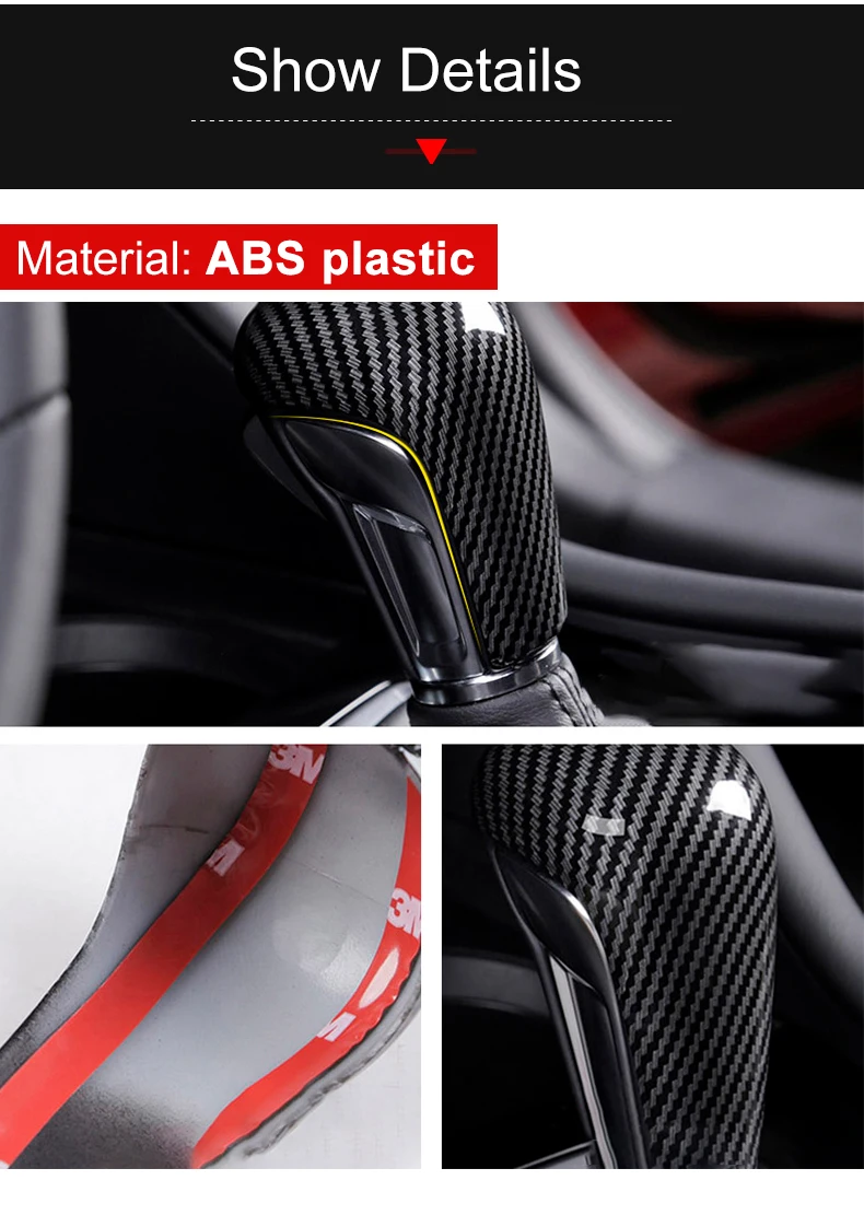 Für Mazda 3 BP Axela CX-30 CX30 CX-50 CX50 2019 - 2021 2022 2023 2024 2025 2026 Auto-Schalthebelknauf-Abdeckung Zubehör – Detail 4