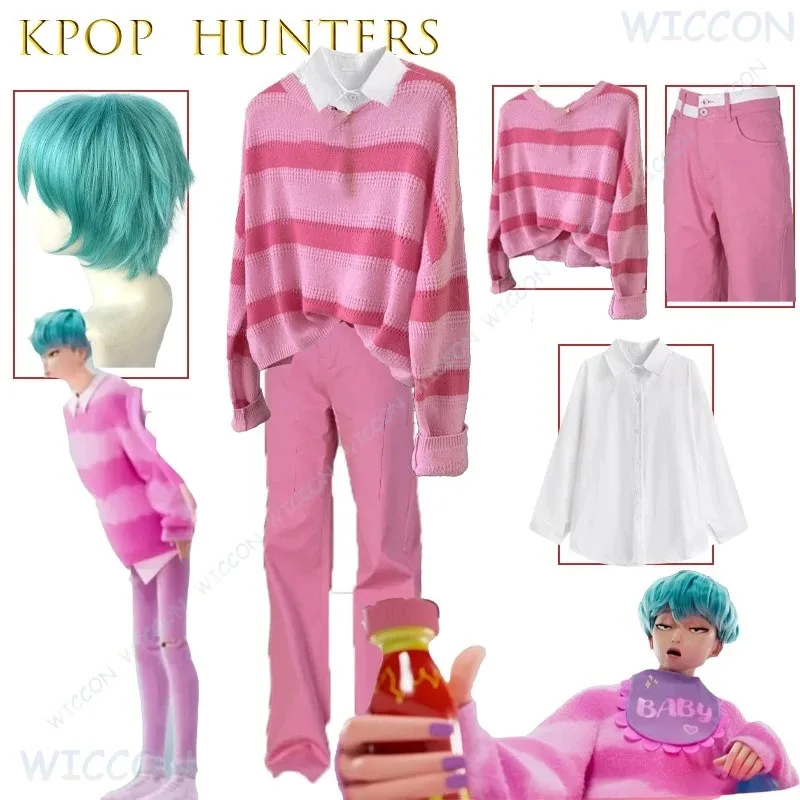 사이. ‌ ‌ ‌   케이팝 ‌   아래의 데모 ‌   사자 보이즈 구구 가가 베이비 코스프레 의상 풀세트 애니메이션 게임 캐릭터 의상 유아 할로윈