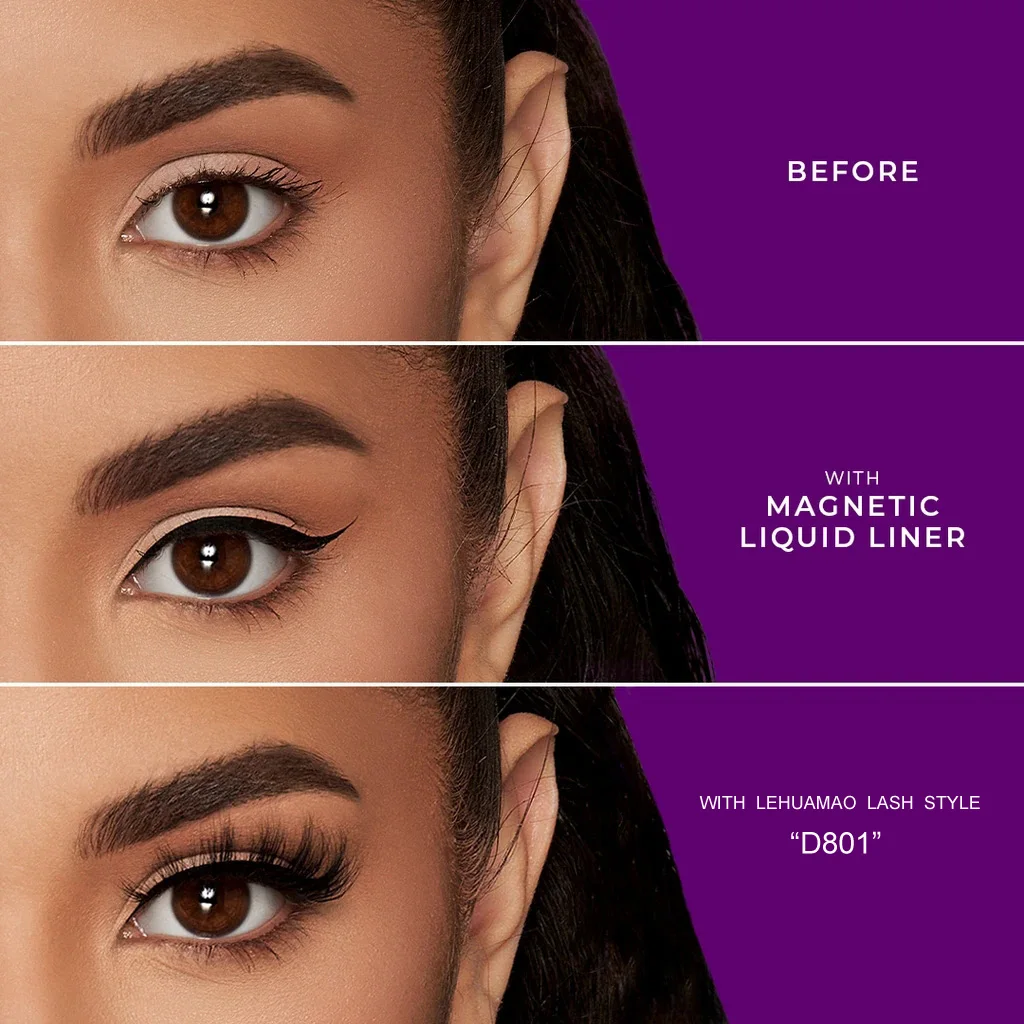 Sztuczne rzęsy z norek 16MM-18MM, dramatycznie gęste, naturalne rzęsy do makijażu, 100% cruelty-free rzęsy z norek.