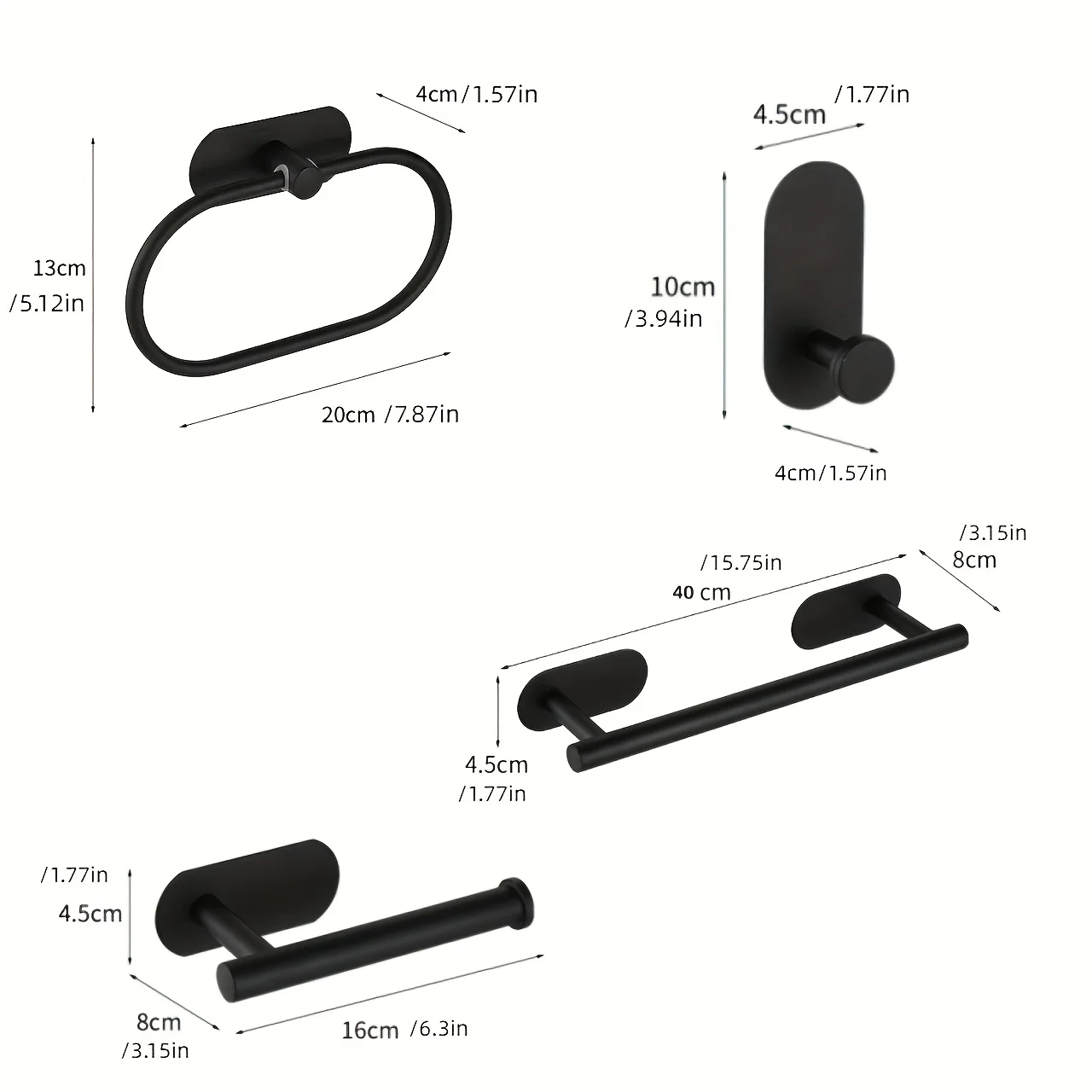 Over The Door Hooks, Towel Rack with 6 Hooks, Towel Holder for Hanging Heavy Duty, Door Rack Over Door Hanger for Bedroom Bathroom Kitchen - view 4