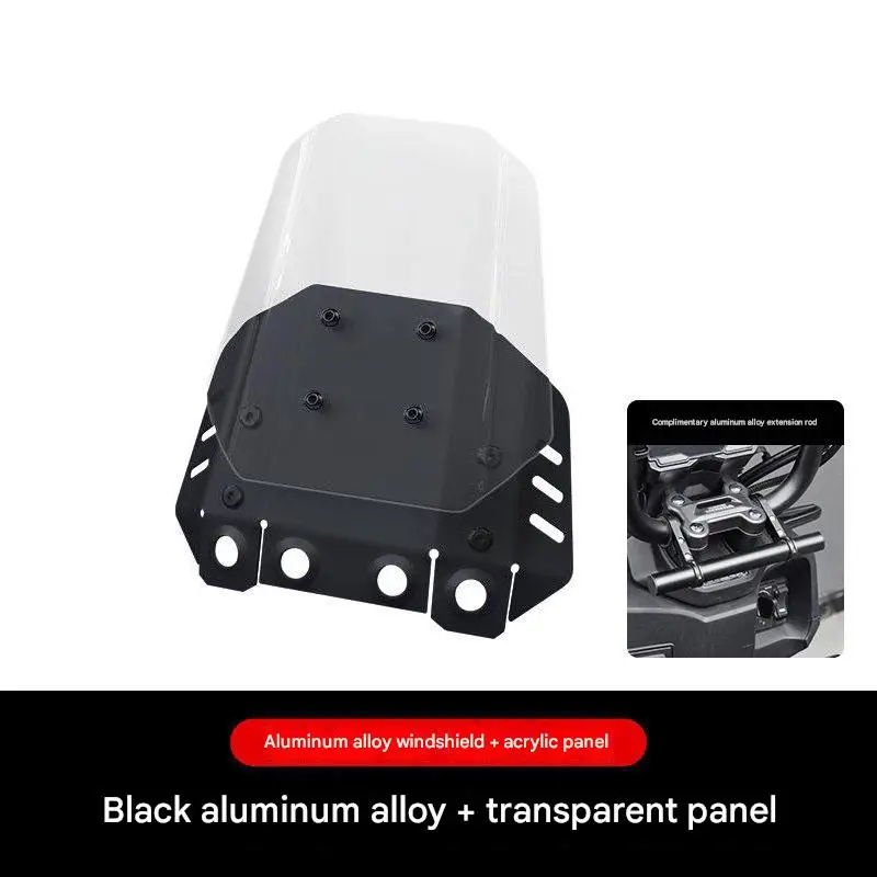 

Декоративная накладка на переднее стекло из специализированного модифицированного алюминиевого сплава, прозрачная, маленькая, для SquareX125