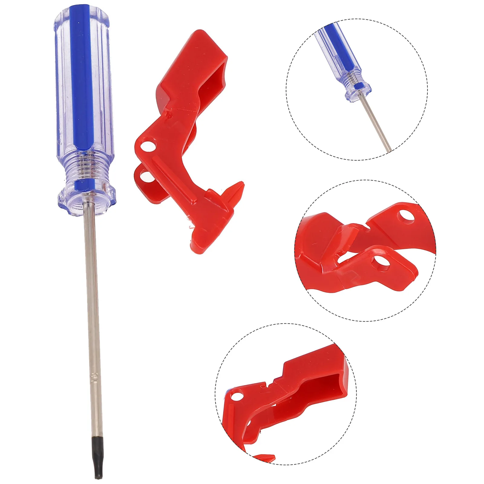 Red Trigger Switch Button Replacement For V10 V11 Vacuum Cleaner Parts With Screwdriver Upgraded Strong Flexible