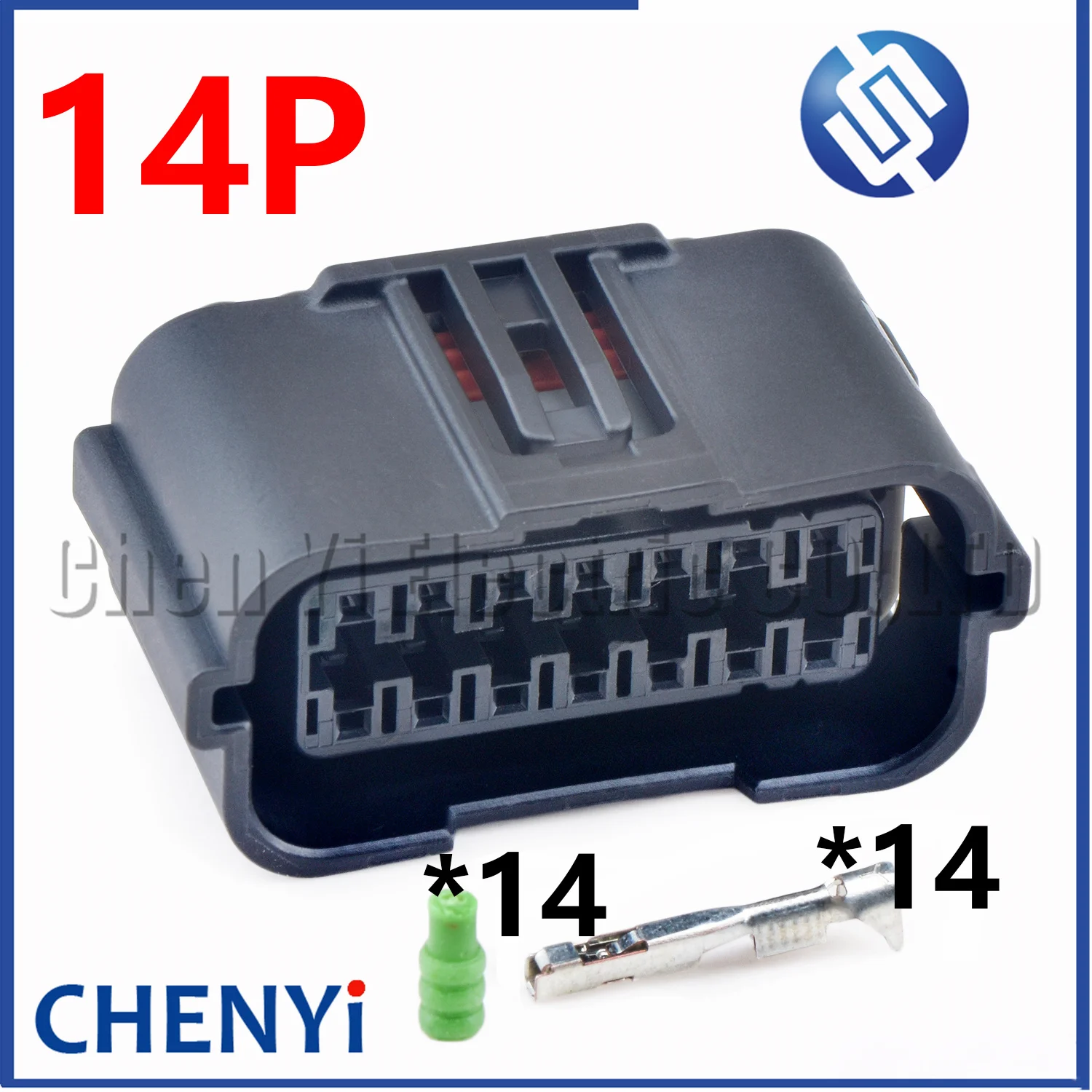 14 Pin Auto waterproof connector Car front rear bumper reversing radar parking sensor plug MG645724-5 For JAC Geely Changan