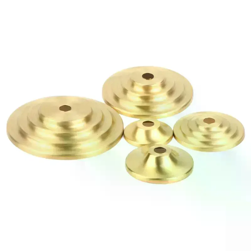 M10 Ceramic Desk Lamp Brass Base Cover Pure Copper Desk Lamp Plate I-Shaped Connector DIY Brass Lighting Hardware Accessories