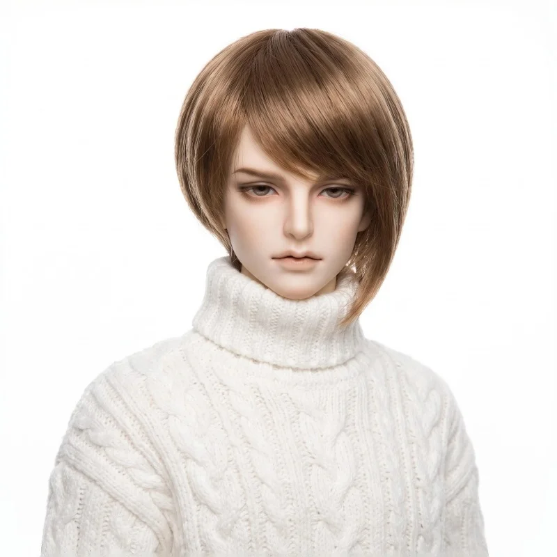 Jusuns JD151  1/6  1/4  1/3 YOSD MSD SD Unisex asymmetric Layer Cut Synthetic Mohair BJD Doll wigs