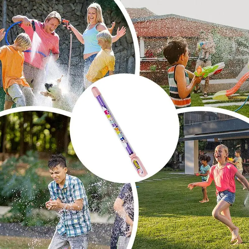 Wasser Squirting Spielzeug für Kinder Feuerwerk Wasser Soaker Ausziehbarer Spaß Soaker Squirt Spielzeug für Pool Sommer Hinterhof Strandaktivitäten