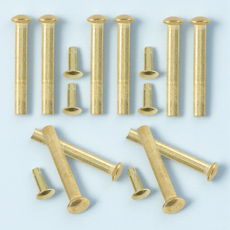 Kit de remaches plegables de acero inoxidable, tuercas de sujetadores de mano, accesorios de pines de conector Diy, piezas de accesorios plegables