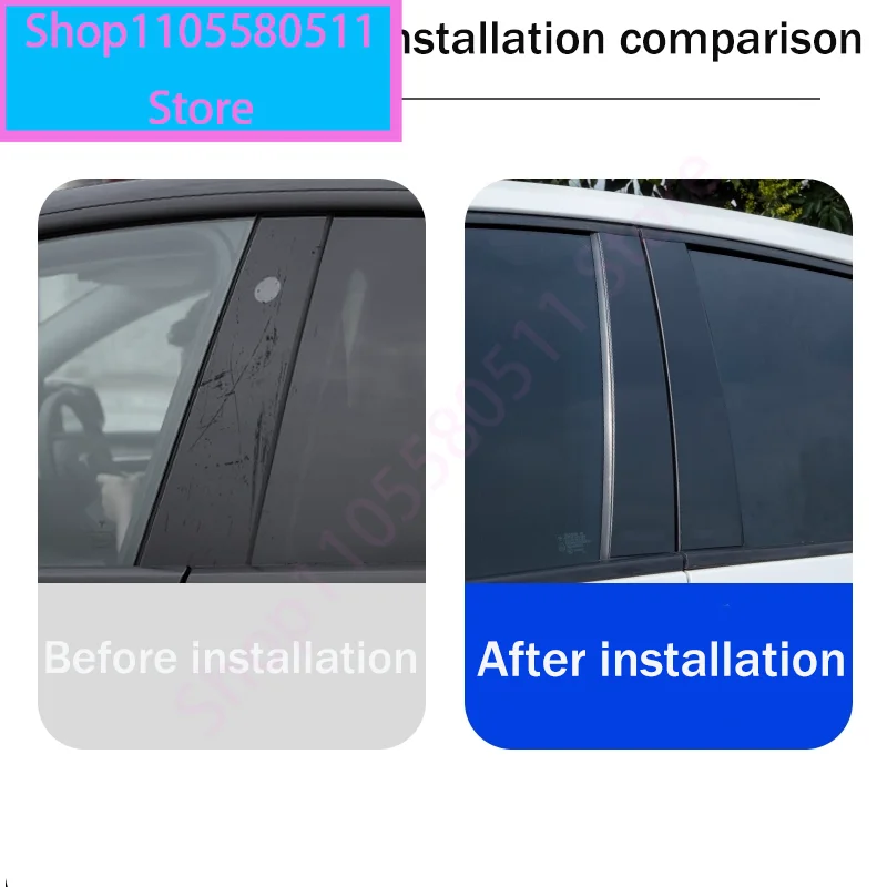 For Haval Jolion 2021~2025 2022 2023 2024 Car B-C pillar Decal Column Sticker Anti-scratch Protect Modificat Accessories