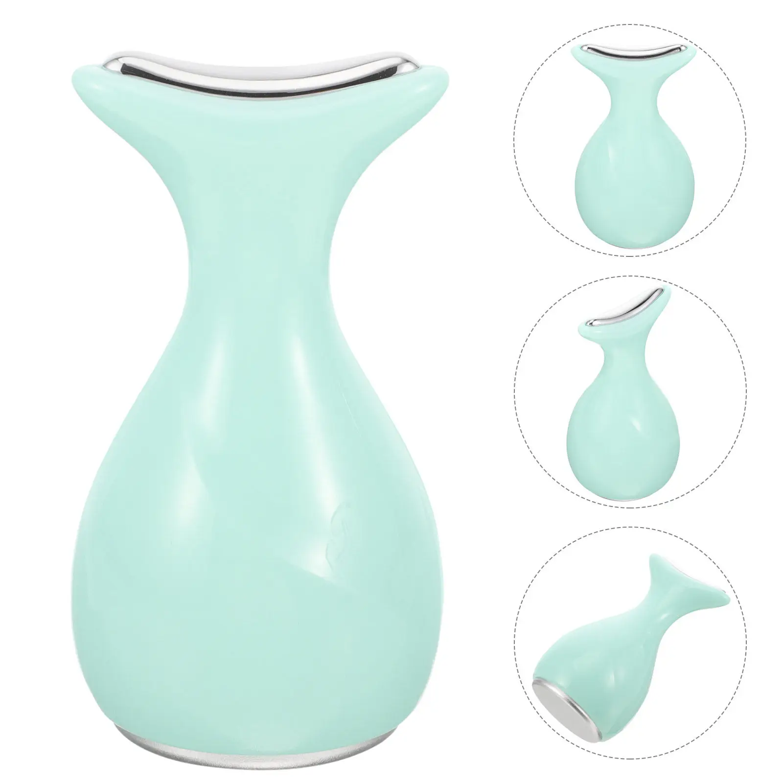 Facial Ice Globe Cooling Massage Roller Portable Face Massager Eye Roller for Cream Absorption Eye Relief