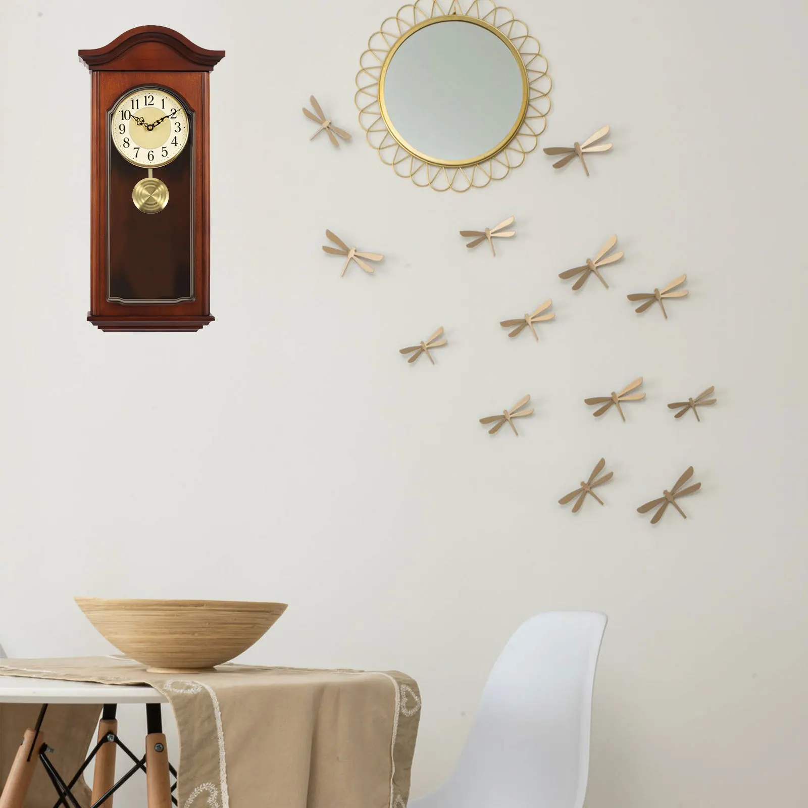 

Clock Pendulum Replacement Metal Durable Wall Clock Parts for Craft Clocks Cross Stitch Embroidery Metal Pendulum