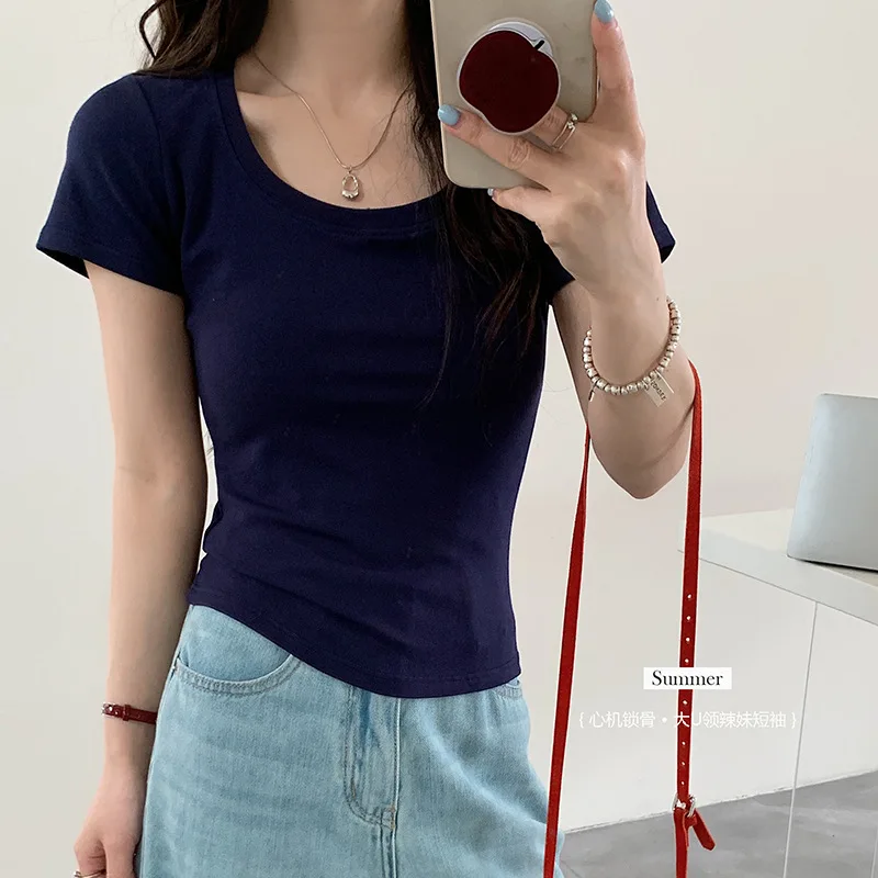 Novità in estate Abbigliamento esterno Top a maniche corte T-shirt Abbigliamento donna Top T-shirt grafiche T-shirt oversize Abbigliamento donna