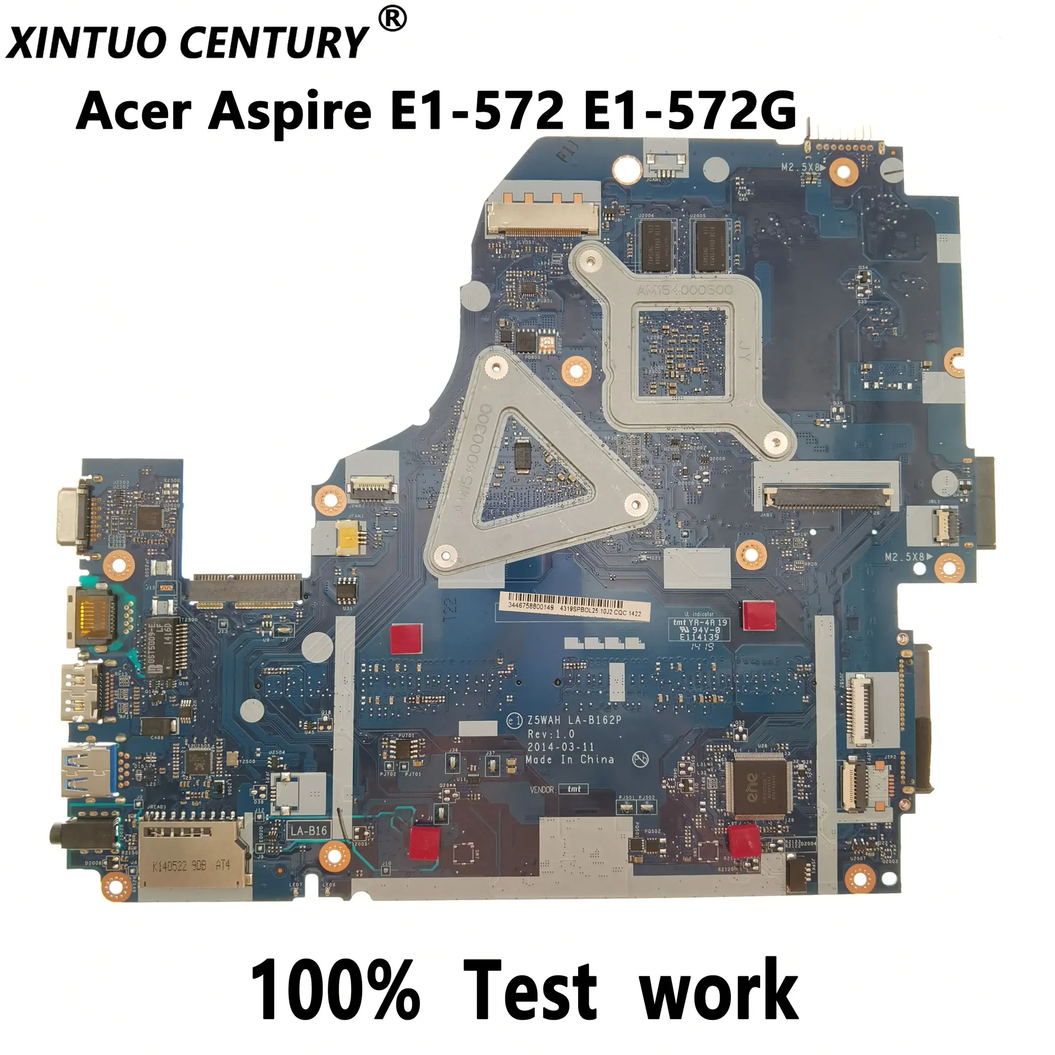 NBMLB11002 NB.MLB11.002 for Acer Aspire E1-572 E1-572G V3-572G   Motherboard Z5WAH LA-B162P I3-4030U GT820M 100% Test Work