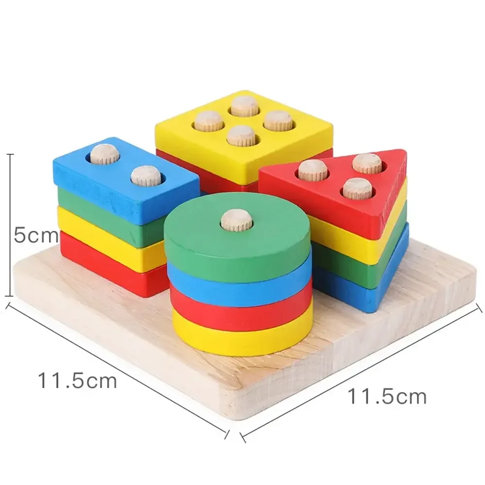 Wooden Sorting & Stacking Shape Toy product image