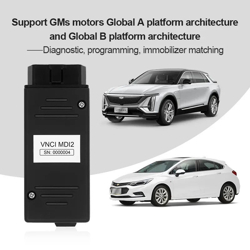 VNCI MDI2 CAN FD DOIP Car Auto Diagnostic Interface for Cadillac Chevrolet Buick GM for Techline Connect (TLC) Software