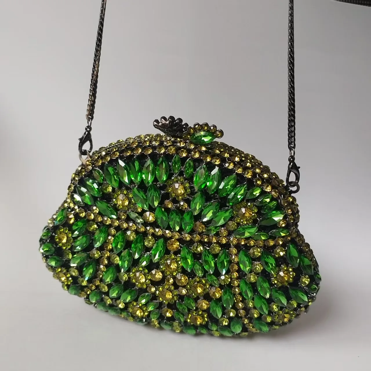 

Luxury Diamond Evening Bag Women Rhinestone Wedding Bridal Clutch Fashion Ladies Celebrities Crystal Handbag for Party