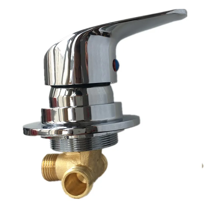 MTTUZK wall mounted 2 inlet 1 outlet water brass shower room mixer faucet separate bathroom shower faucet hot &cold mixing valve