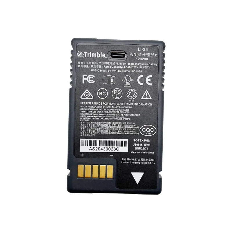 

High-Quality Compatibility Trimble Lithium-Ion Removable TSC510 and TSC710 Li-35 Battery Pack