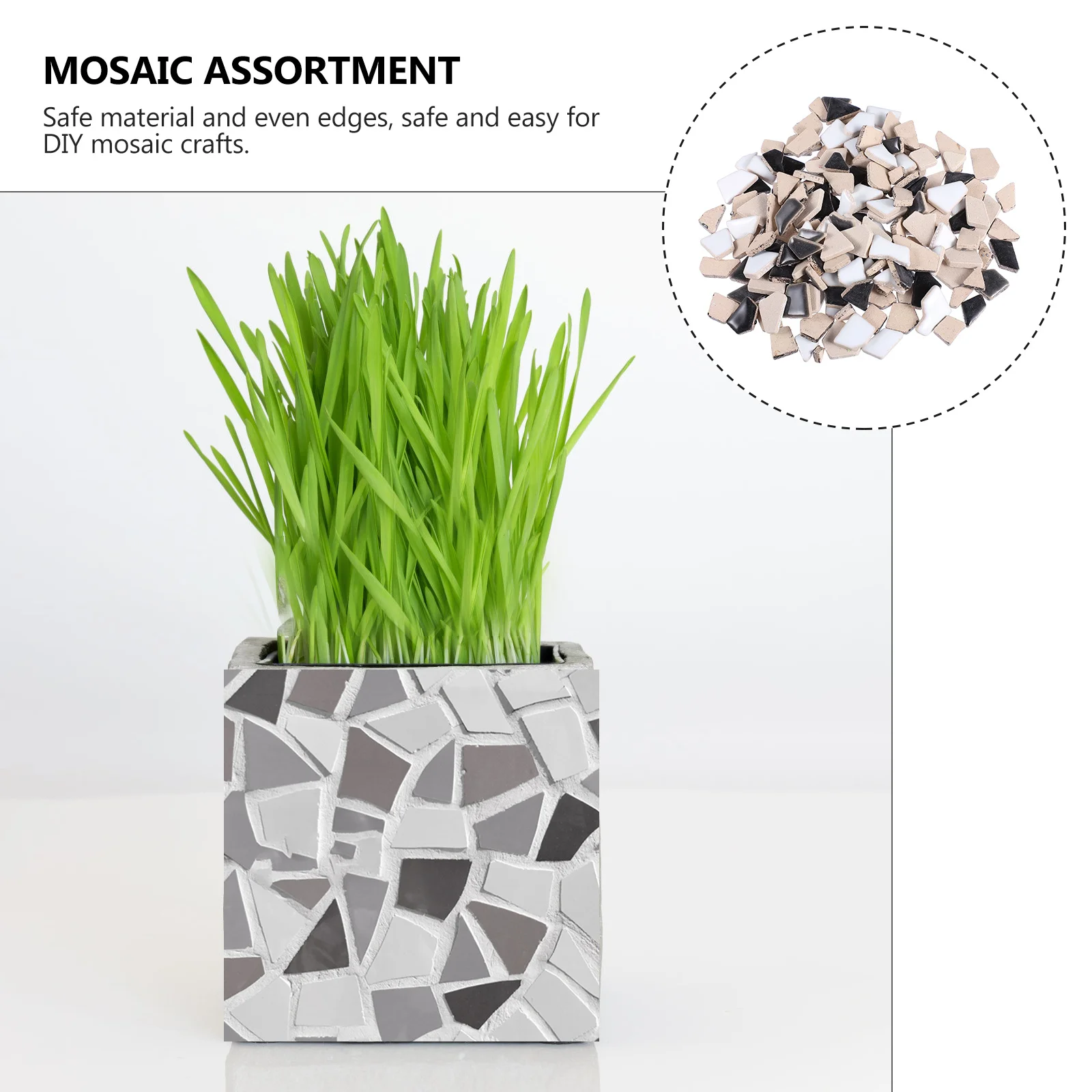 

200g Vibrant DIY Mosaic Tiles Irregular Glazed Ceramic Tile Assortment Ideal for Craft Home Garden Art Ceramic Tile