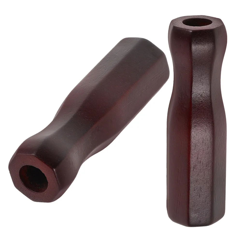 

2Pcs Foosball Table Handle Grips Solid Wood Octagonal Shape Enhanced Control Precision for Table Football Rods Game Room